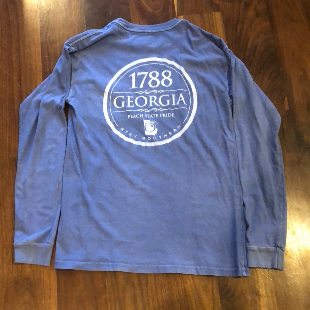 Long Sleeve Peach State Pride Shirt